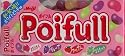 Meiji - Poifull - Assorted Japanese Chewy Fruit Jelly Beans (White Peach, Grape, Apply, Muscat Grape) - 1.86 Oz