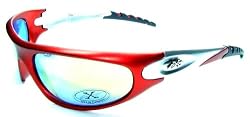 X Loop X63 Sunglasses Wrap Style UV400 Lens for Baseball, Softball, Cycling, Kayaking and All Active Sports