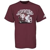 adidas Texas A&M Aggies Maroon Big Helmet T-shirt