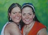 Hand Drawn Pastel Drawing From Your Photos Size 16x20, up to 4 Subjects