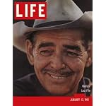 Life Magazine January 13, 1961 -- Cover: Clark Gable book cover