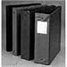 Round Ring Binder, Suede Finish Vinyl, 1 Capacity, Black