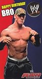 WWE Wrestling - Brother Birthday Card With BadgeIMAGE