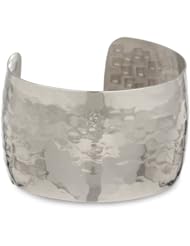 Womens Stainless Steel Cuff Bangle Bracelet