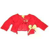 Marese - Cranberry crop tie cardigan (size 3 (+4)) Image