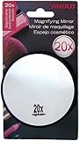 Swissco suction cup mirror. 20x magnification, 3 1/2'' diameter Colors May Vary
