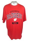 Russell Athletic University of Wisconsin Big & Tall Short Sleeve Team Color Jersey Tee