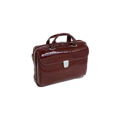 Siamod 35516 Ignoto Italian Leather Large Ladies Laptop Brief (Cherry Red) Siamod 35516 Ignoto Italian Leather Large Ladies Laptop Brief (Cherry Red)