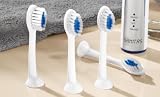 Produkt-Bild: 2 x 4er-Set (insgesamt also 8 Zahnb&uuml;rstenk&ouml;pfe) Ersatzzahnb&uuml;rsten Sanitas SZA08 passend f&uuml;r Zahnb&uuml;rste SZA80 / SZA 80