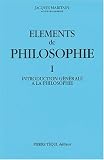 Eléments de philosophie, tome 1. Introduction générale à la philosophie, 1963