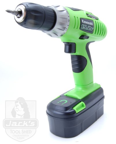 Kawasaki 840079 Green 19.2-Volt Cordless Drill