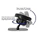 Car Phone Mount,Adjustable Windshield Holder Cradle with Strong Sticky Gel Pad for iPhone X/8/8Plus/7/7Plus/6s/6P/5S, Galaxy S5/S6/S7/S8, (car MNT rev)