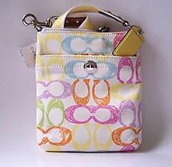 Coach Scribble Signature Swing Pack Messenger Crossbody Bag 41187