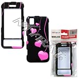 Mybat Brand Samsung Instinct M800 (Love Drops) Design Snap-On Case Cover