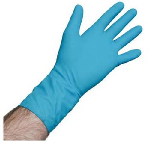 Advanced Tool Design Model ATD-6992 X-Large Latex 12" High Wrist Powder-Free Fully Textured 14mil Gloves, 50/box