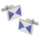 Progressive Pairing by Enrico Pardini silver metal cufflinks
