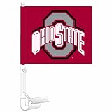 NCAA Ohio State Buckeyes Car Flag