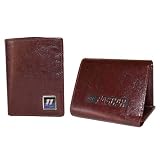 Denny Hamlin #11 NASCAR Tri-Fold Leather Wallet - Brown