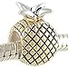14K Gold on Silver PINEAPPLE Bead fits PANDORA BIAGI CHAMILIA Charm Bracelet