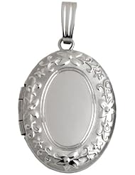 Sterling Silver 2 Photo Oval Locket