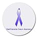 Small Intestine Cancer Awareness Ribbon Round Mouse Pad