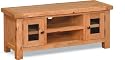 YORK OAK LARGE 2 DOOR TV UNIT