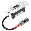 Cables To Go - 40858 - RapidRun Digital DVI Passive Wall Plate