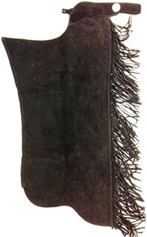 B Bar B Western Chaps Adult Basic Show Concho XL Black 05-05-0120