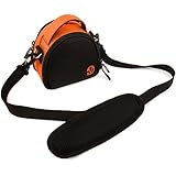 VanGoddy Mini Laurel Carrying Bag Case for Nikon Coolpix A AW120 AW1 AW110 AW100 Digital Cameras (Orange)