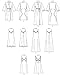 Vogue Pattern 9015 Misses Robe and Chemise, Size 6-8-10-12-14