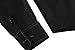 Coofandy Men's Button Down Dress Shirts Casual Slim Fit Shirt Black XXL