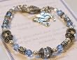 Message of Love Jewelry Graduation Bracelet with RN Charm - Choice of Sizes