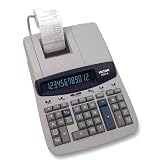 Victor 1560-6 Printing Calculator - 12 Character(s) - Fluorescent - AC Supply Powered - 8.5" x 12.25" x 2.75" - Gray