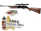 Crosman 760 Pumpmaster .177 Caliber BB and Pellet Air Rifle Kit (Brown)