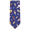 NEW Mens Necktie Blue Ice Cream Novelty Neck Tie