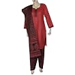 Kameez Salwar Printed Cotton Womens Dress Size L (slk464b)