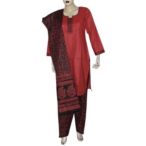 India Traditional Dress Cotton Printed Salwar Kurti Size S (slk464)