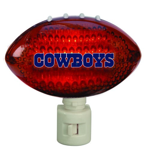 Pack of 2 NFL Dallas Cowboys Football Shaped Night Lights