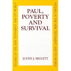 Paul, Poverty and Survival (Studies of the New Testament & its world)