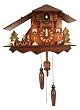 German Chalet Cuckoo Clock with Dancers German Chalet Cuckoo Clock with Dancers