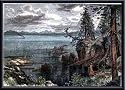 Art Poster Metal Framed Print - Lake Tahoe: 1873 - Artist: Thomas Moran- Poster Size: 18 X 24