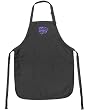 K-State Logo Apron NCAA College Logo Black Kansas State University TOP RATED for Grilling, Barbecue, Kitchen and Cooking Best Unique Gifts for a Man, Men, HIM HER Women, Ladies. GIFT IDEA!