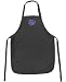 K-State Logo Apron NCAA College Logo Black Kansas State University TOP RATED for Grilling, Barbecue, Kitchen and Cooking Best Unique Gifts for a Man, Men, HIM HER Women, Ladies. GIFT IDEA!