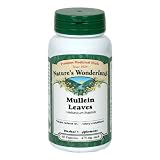 Nature's Wonderland Mullein Leaves Herbal Supplement Capsules, 475 mg, 60-Count Bottles (Pack of 3)