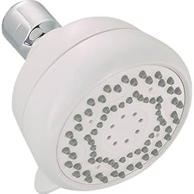 Delta Faucet 75760WH Seven-Spray and Massage Shower Head, White