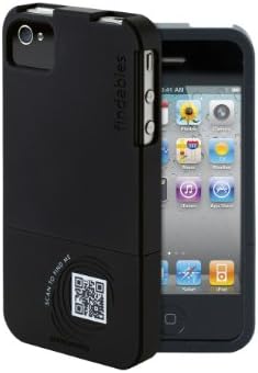Findables Case for iPhone 4/4S - first smartphone case with an app - Black