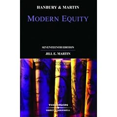 Hanbury and Martin: Modern Equity