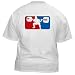 American POWERLIFTING Bodybuilding White T-Shirt by CafePress