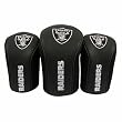 Oakland Raiders NFL Mesh Barrel Headcovers (Set of 3) Oakland Raiders NFL Mesh Barrel Headcovers (Set of 3)