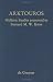 Search : Arktouros: Hellenic Studies Presented to Bernard M.W. Knox on the Occasion of His 65th Birthday
